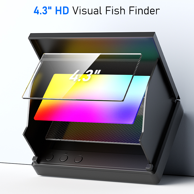 4.3인치 LCD 휴대용 어군탐지기, 20m 수심 측정 - Fishing Depth Finder 리뷰 및 가격